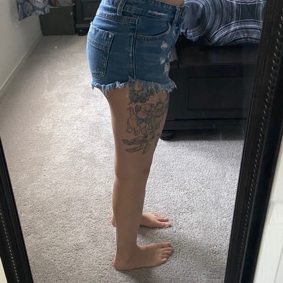 Free People Jean Shorts - Picture 3 of 9